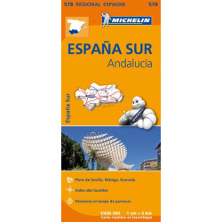 Carte routière et touristique Michelin - ANDALOUSIE