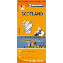 Carte routière et touristique Michelin - ECOSSE  SCOTLAND
