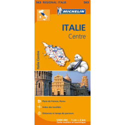 carte routière et touristique Michelin ITALIE CENTRE