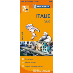 carte routière et touristique Michelin ITALIE SUD
