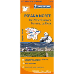 Carte routière et touristique Michelin -  P.VASCO-NAVARRA-LA RIOJA
