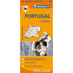 Carte routière et touristique Michelin -  PORTUGAL CENTRE