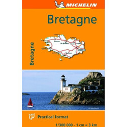 Carte routière et touristique Michelin - BRETAGNE MINI REGIONALE