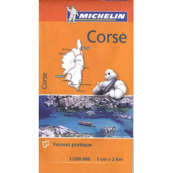 Carte routière et touristique Michelin - CORSE MINI REGIONALE