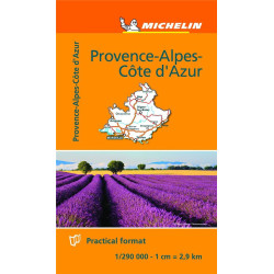 Carte routière et touristique Michelin - PROVENCE ALPES COTES D'AZUR MINI REGIONALE