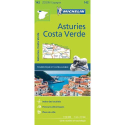 Carte routière et touristique Michelin - ASTURIES, COSTA VERDE
