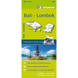 Carte routière et touristique Michelin - BALI - LOMBOK