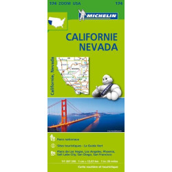 Carte routière et touristique Michelin - CALIFORNIE NEVADA