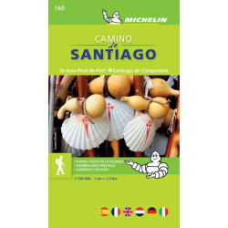 Carte routière et touristique Michelin - CAMINO DE SANTIAGO ST JEAN PIED DE PORT A ST JACQ