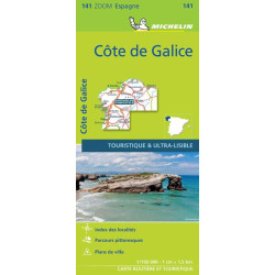 Carte routière et touristique Michelin - COTE DE GALICE