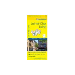 Carte routière départementale Michelin -  318 - LOIRET  LOIR ET CHER