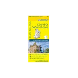 Carte routière départementale Michelin -  320 - COTE D'OR SAONE & LOIRE