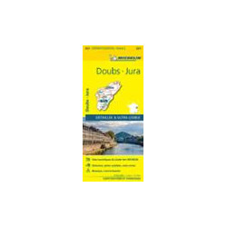 Carte routière départementale Michelin -  321 - DOUBS JURA