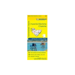 Carte routière départementale Michelin -  324 - CHARENTE CHARENTE-MARITIME