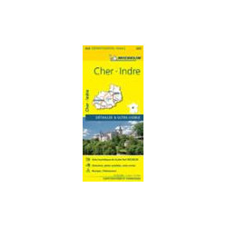 Carte routière départementale Michelin -  323 - CHER INDRE