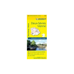 Carte routière départementale Michelin -  322 - DEUX SEVRES VIENNE