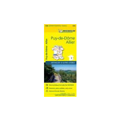 Carte routière départementale Michelin -  326 - ALLIER PUY DE DOME