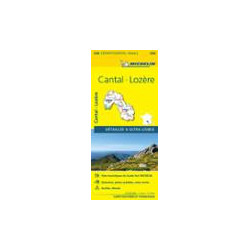 Carte routière départementale Michelin -  330 - CANTAL LOZERE