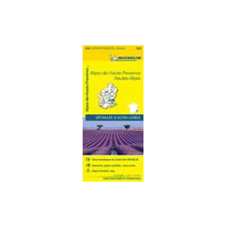 Carte routière départementale Michelin -  334 - ALPES DE HAUTE PROVENCE HAUTES ALPES