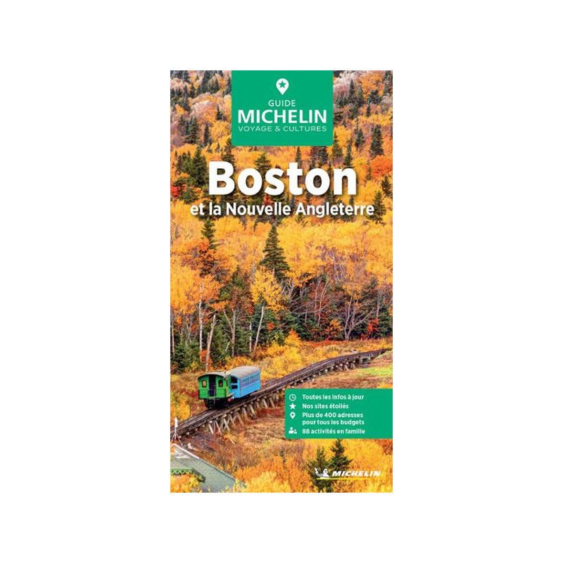 Guide culturel et tourisme Michelin BOSTON - LA NOUVELLE ANGLETERRE