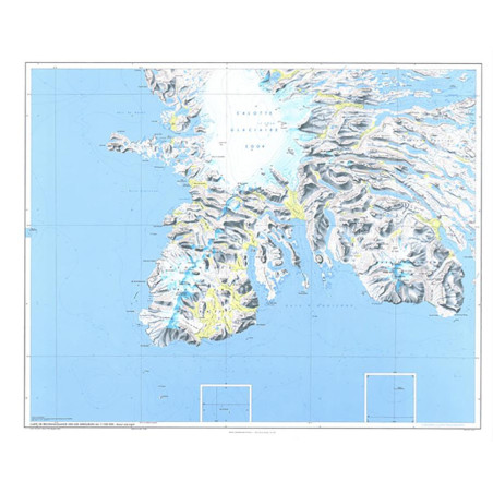 Carte KERGUELEN FEUILLE SUD OUEST