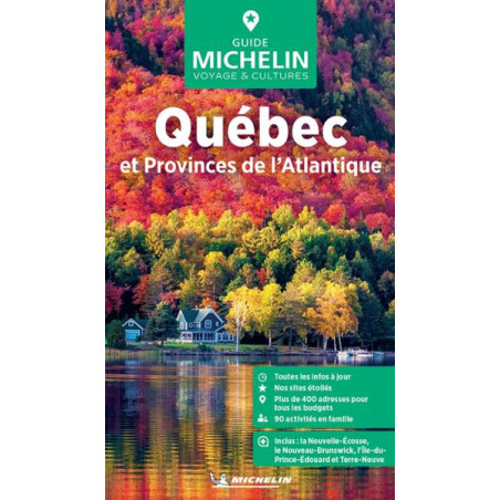 Guide de voyage Michelin - QUEBEC ET PROVINCES DE L'ATLANTIQUE