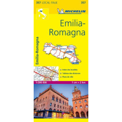 Carte routière et touristique Michelin -  357 - EMILIA ROMAGNA