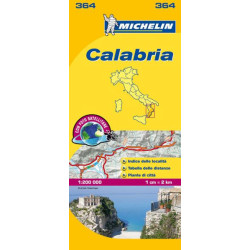 Carte routière et touristique Michelin -  364 - CALABRIA