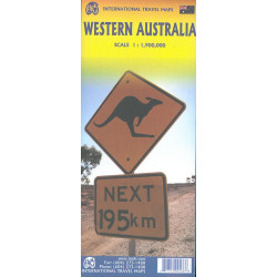 Carte routière WESTERN AUSTRALIA