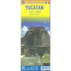 Carte routière YUCATAN WATERPROOF