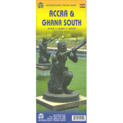 Carte randonnée ACCRA & GHANA SOUTH