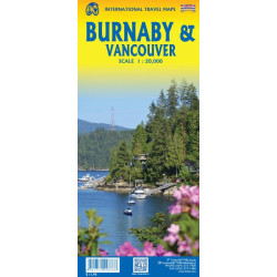 Carte BURNABY & VANCOUVER