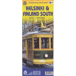 Carte HELSINKI AND SOUTHERN FINLAND