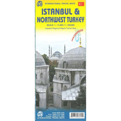 Carte ISTANBUL AND NORTHWEST TURKEY