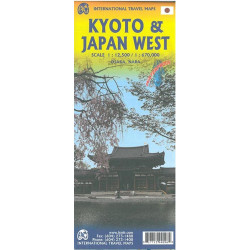 Carte KYOTO AND JAPAN WEST