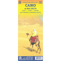 Carte LE CAIRE ET DELTA DU NIL