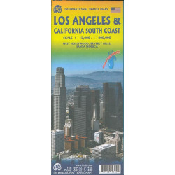 Carte LOS ANGELES AND SOUTH CALIFORNIA