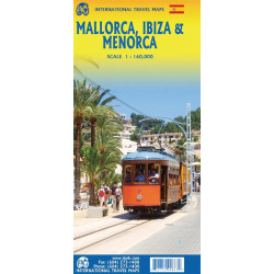 Carte MALLORCA - IBIZA & MENORCA