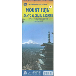 Carte MOUNT FUJI - KANTO & CHUBU REGIONS