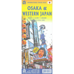 Carte OSAKA AND WESTERN JAPAN