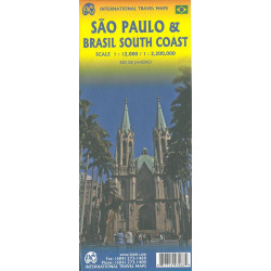Carte SAO PAULO - SOUTHERN BRASIL