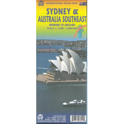 Carte SYDNEY & AUSTRALIA EAST