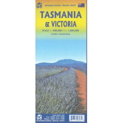 Carte TASMANIA & VICTORIA