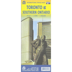 Carte TORONTO AND SOUTHERN ONTARIO