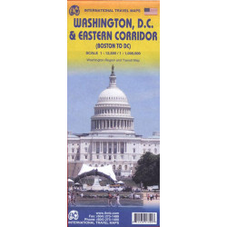 Carte WASHINGTON DC & ESTERN CORRIDOR
