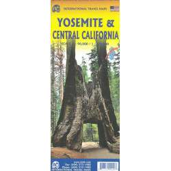 Carte YOSEMITE & CENTRAL CALIFORNIA
