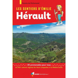 Carte randonnée HERAULT - LES SENTIERS D'EMILIE
