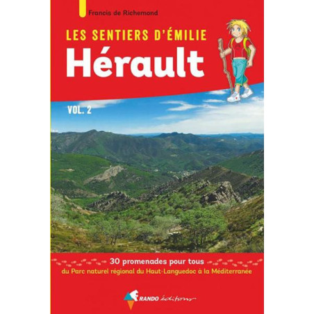 Carte randonnée HERAULT - LES SENTIERS D'EMILIE