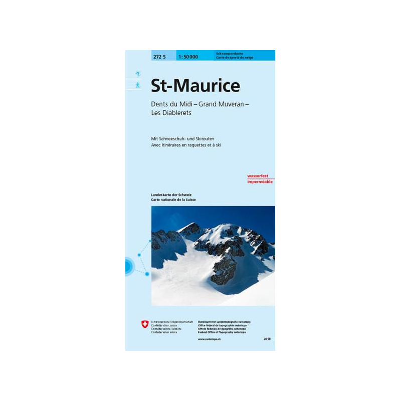 Carte randonnée ST MAURICE SKI