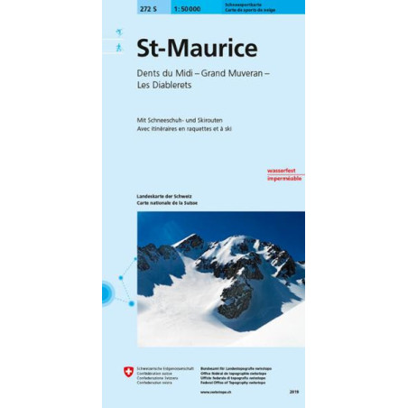 Carte randonnée ST MAURICE SKI